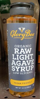 Organic raw agace syrup