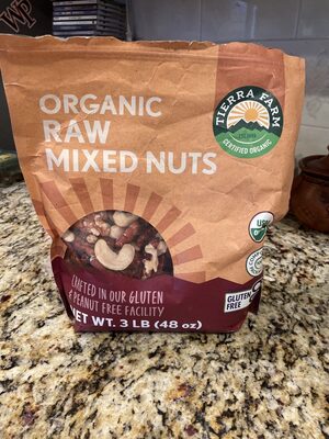 Organic Raw Mixed Nuts