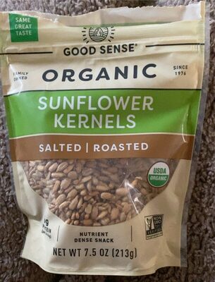 Organic Roasted & Salted Sunflower Kernels