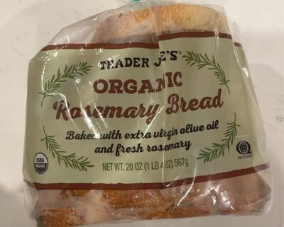 Organic rosemary bread