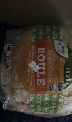 Organic Rustic Italian Boule