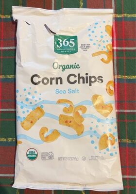 Organic sea salt, corn chips