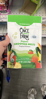 Organic Smoothie Melts Tropical Greens