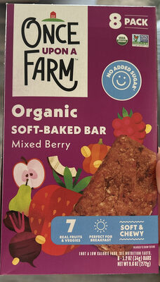 Organic Soft-Baked Bar Mixed Berry