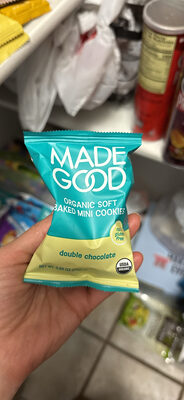 Organic Soft Baked Mini Cookies Double Chocolate