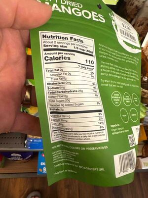 Organic Soft Dried Mangoes