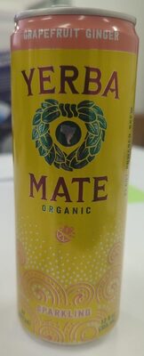 Organic Sparkling Grapefruit Ginger Yerba Mate