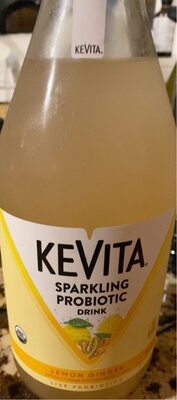 Organic Sparkling Probiotic Drink Lemon Ginger