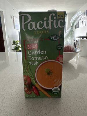 Organic Spicy Garden Tomato Soup