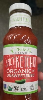 Organic Spicy Unsweetened Ketchup