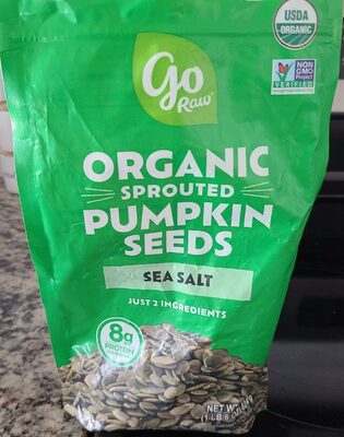 Organic Sprouted Pumpkin Seeds Sea Salt
