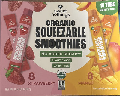 Organic Squeezable Smoothies