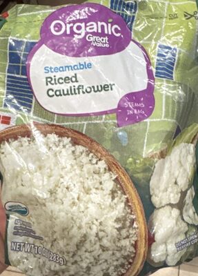 Organic Steamable Riced Cauliflower