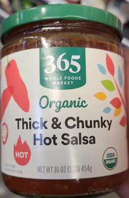 Organic thick & chunky hot salsa