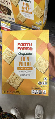 Organic Thin Wheat Crackers