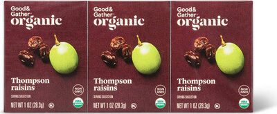 Organic thompson raisins
