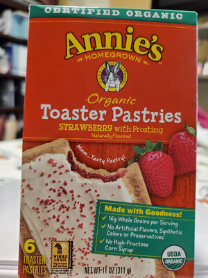 Organic Toaster Pastries With Frosting