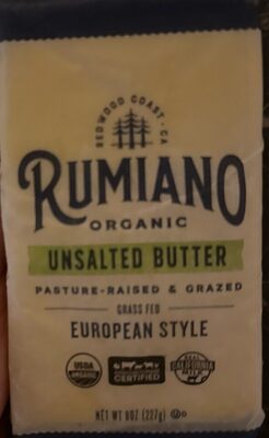 Organic Unsalted Grassfed Butter