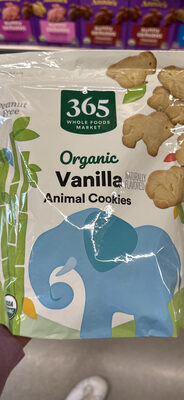 Organic Vanilla Animal Cookies