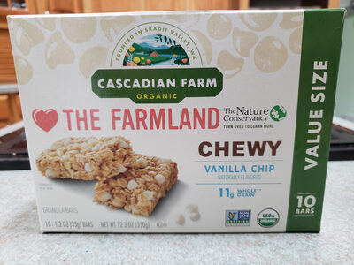 Organic Vanilla Chip Chewy Granola Bars