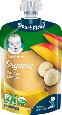 Organic Variety Pack: Mango Apple Carrot Kale, Apple Peach & Banana Mango (Sitter)