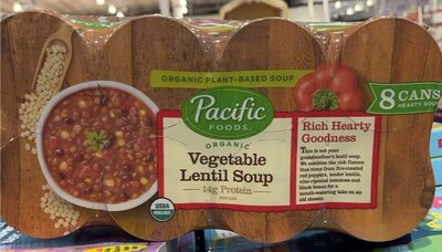 Organic Vegetable Lentil Soup