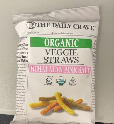 Organic veggie straws Himalayan pink salt