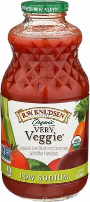 Organic Very Veggie Vegetable Juice Blend Low Sodium