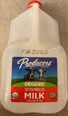 Organic Vitamin D Milk
