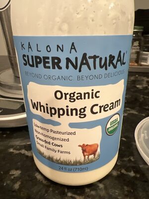 Organic Whipping Cream