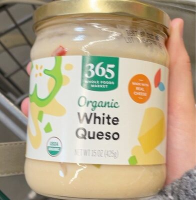 Organic white queso
