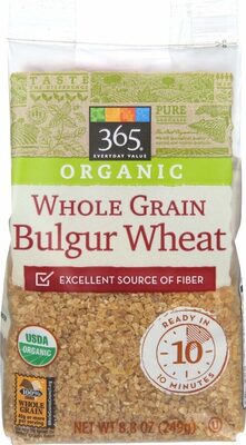 Organic whole grain bulgur wheat