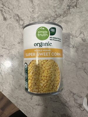 Organic Whole Kernel Super Sweet Corn