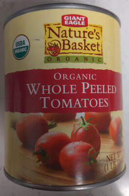 Organic Whole Pealed Tomatoes