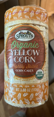 Organic Yellow Corn Corn Cakes