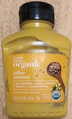 Organic yellow mustard