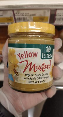 Organic Yellow Mustard With Apple Cider Vinegar