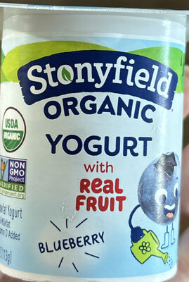 Organic Yogurt with Real Fruit Blueberry