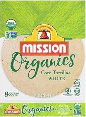 Organics White Corn Tortillas
