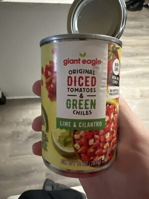 Original Diced Tomatoes & Green Chiles with Lime & Cilantro