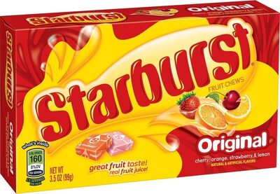 Original fruit chews candy theater box