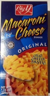 Original macaroni & cheese dinner, original macaroni & cheese
