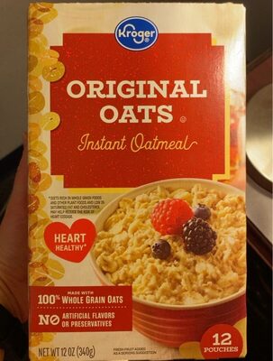 Original Oats Instant Oatmeal
