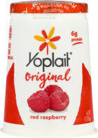 Original red raspberry yogurt
