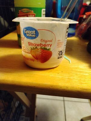 Original strawberry lowfat yogurt