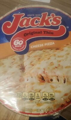 Original thin cheese pizza