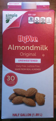 Original unsweetened almondmilk