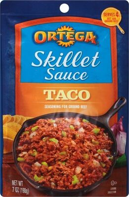 Ortego taco skillet sauce