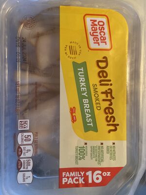 Oscar Mayer Deli Fresh Smoked Turkey Breast