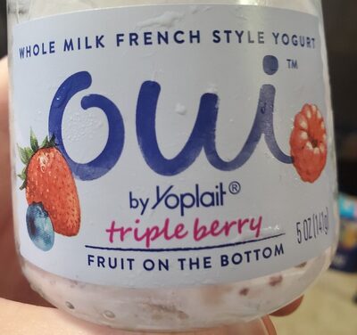 Oui Triple Berry Yogurt Whole Milk